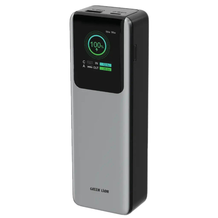 خرید پاوربانک گرین لاین Voltura 20000mAh PD100W با پشتیبانی از شارژ سریع لپتاپ و موبایل