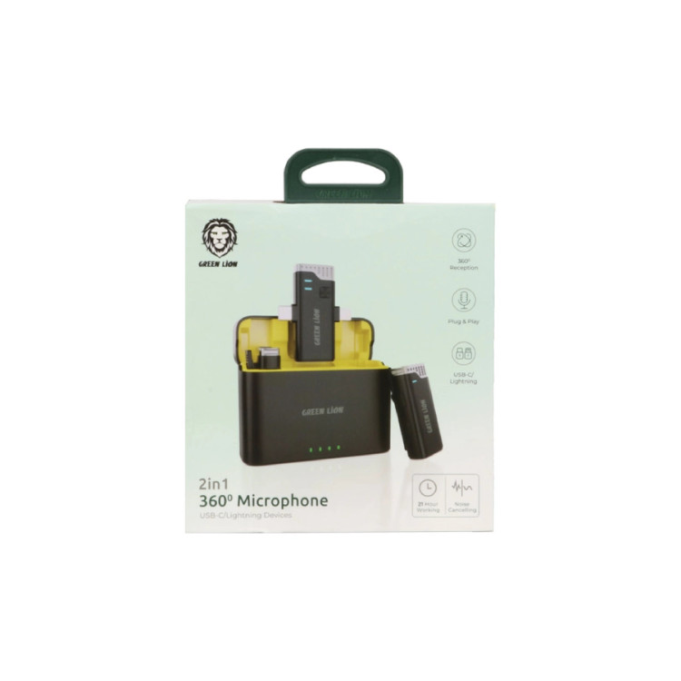 میکروفون بی سیم گرین لاین 3in1 مناسب آیفون و اندروید