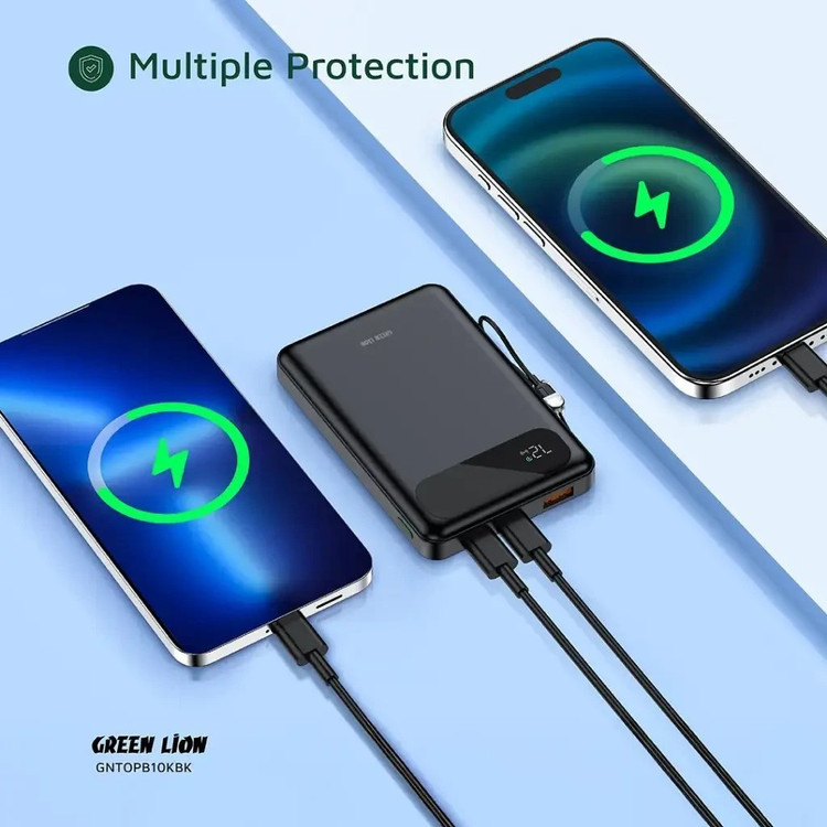Green Lion Toledo 10000mAh power bank digital display