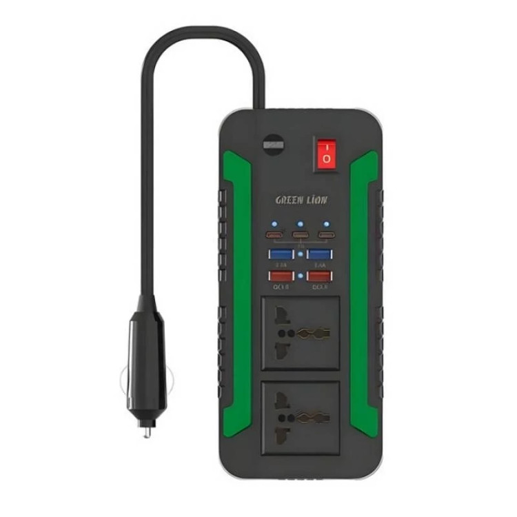 مبدل برق خودرو گرین لاین Spark 300 اینورتر 300 وات