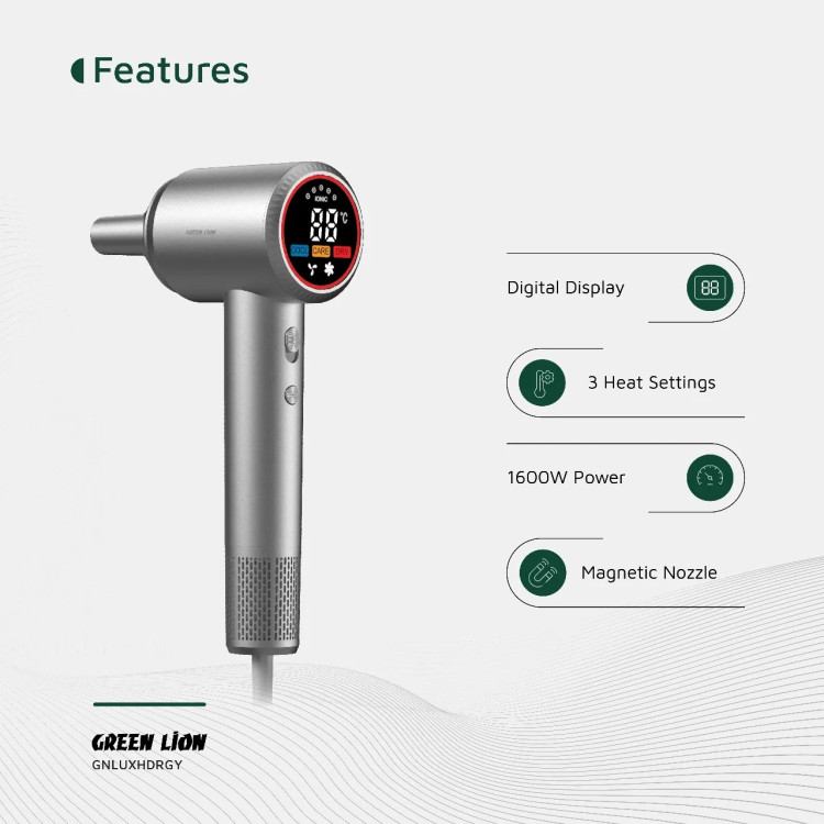 سشوار دیجیتال گرین لاین Luxair مدل GL-HD16