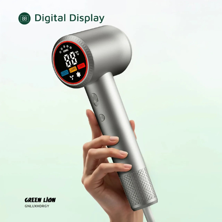 Green Lion Luxair Hair Dryer with digital display