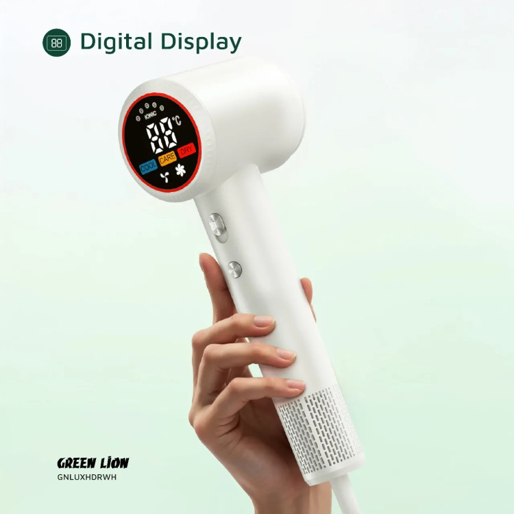 Green Lion Luxair Hair Dryer with digital display