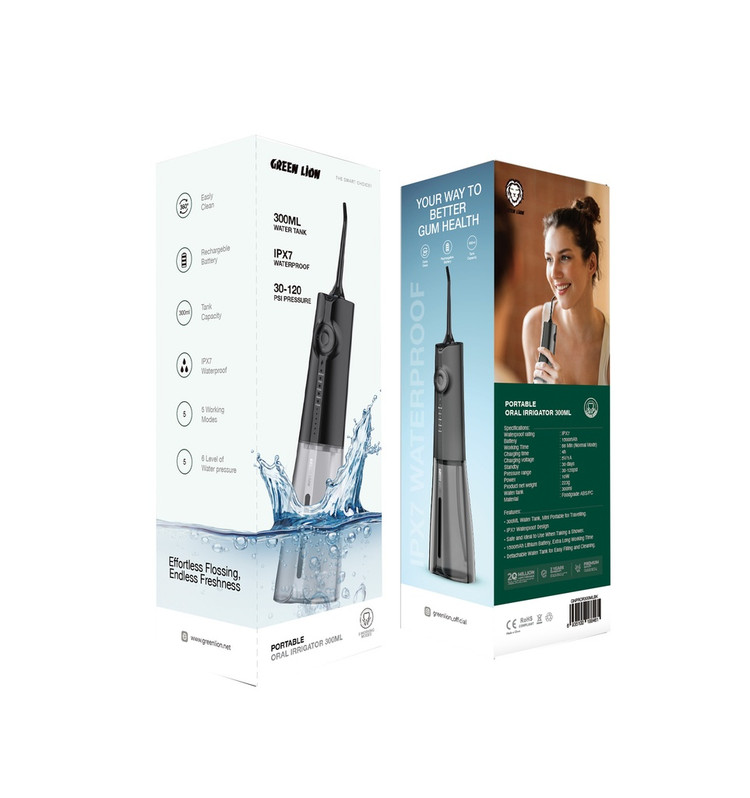 واترجت دندان گرین لاین مدل Portable Oral Irrigator 300ML