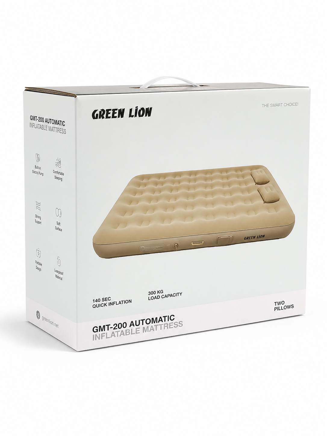 تشک بادی اتوماتیک گرین لاین مدل GMT-200 | Green Lion Automatic Inflatable Mattress