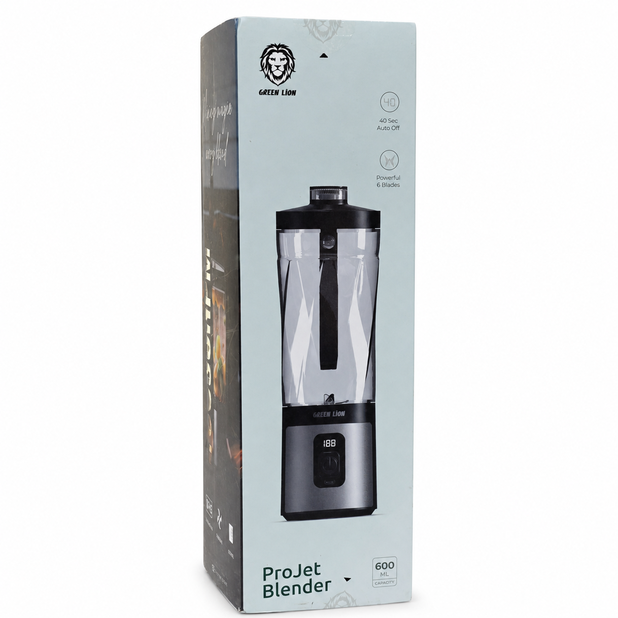 شیکر شارژی گرین لاین Green Lion ProJet Blender 600ml مدل GL-PJ7