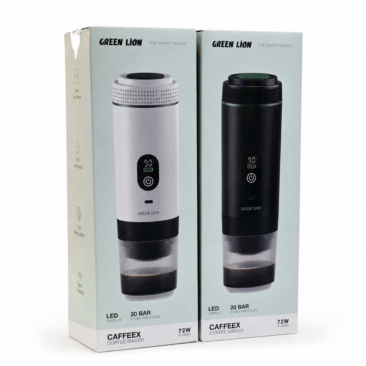قهوه ساز شارژی گرین لاین Green Lion Caffeex Coffee Maker مدل GL-CM05
