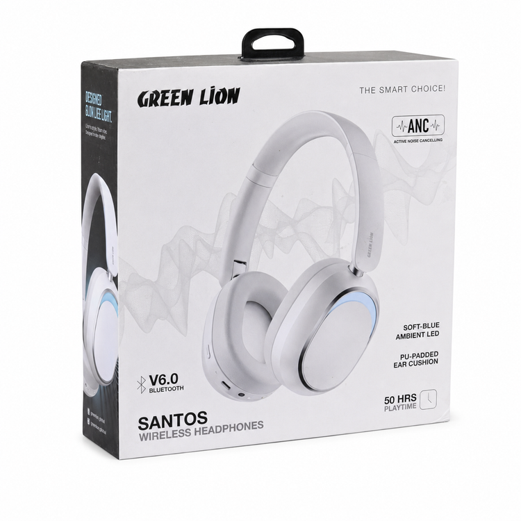 هدفون بیسیم گرین لاین Santos ANC مدل GL-HP60