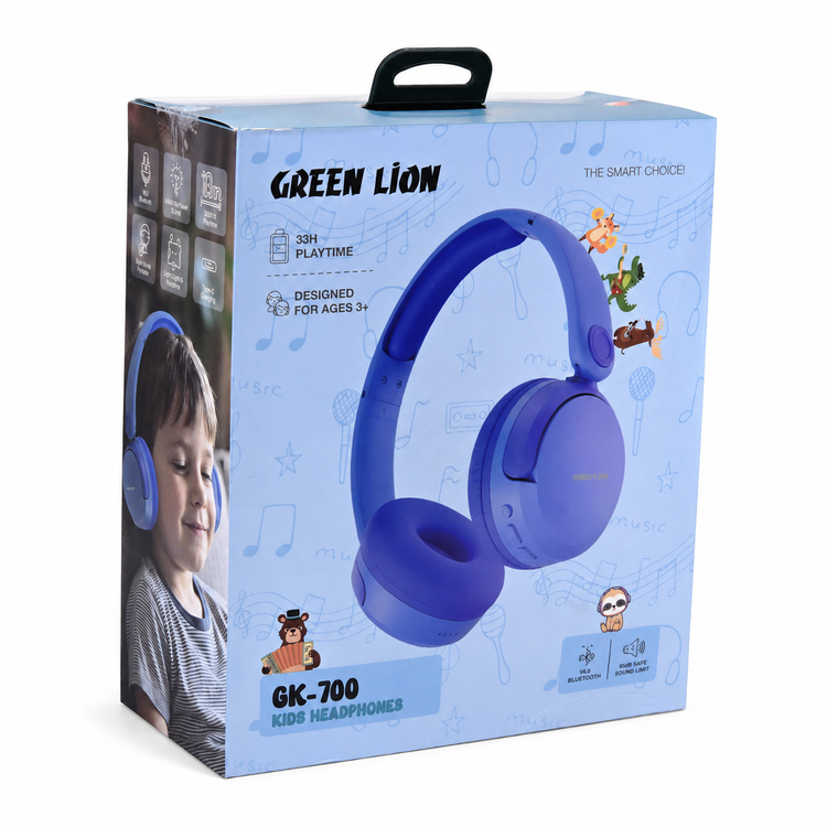 هدفون بیسیم کودک گرین لاین GK-700