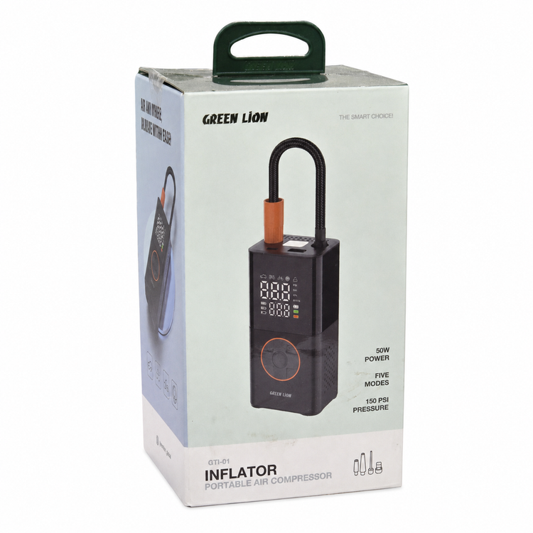کمپرسور باد قابل حمل گرین لاین GTI-01 گرین Green Lion GTI-01 Inflator