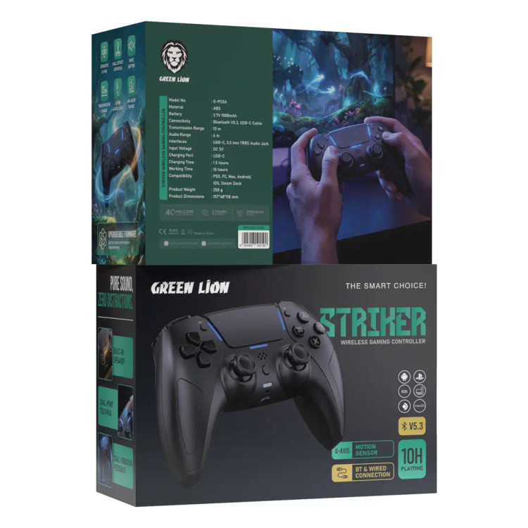 دسته بازی بیسیم گرین لاین Striker مدل G-PS5A