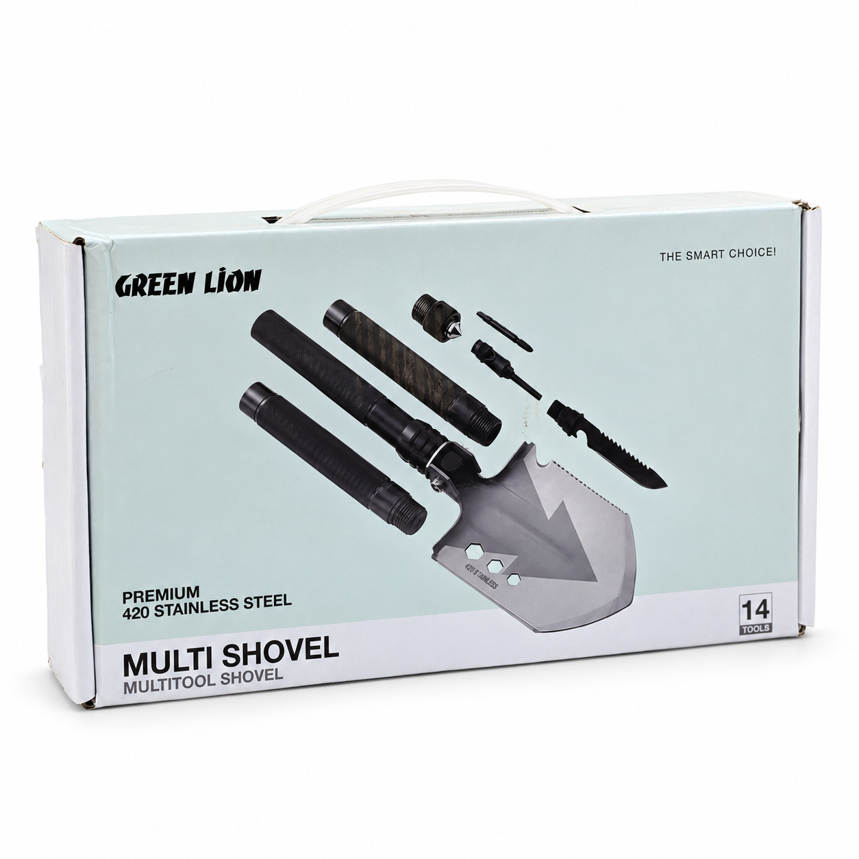 بیل چندکاره گرین لاین Multi Shovel با ۱۴ ابزار