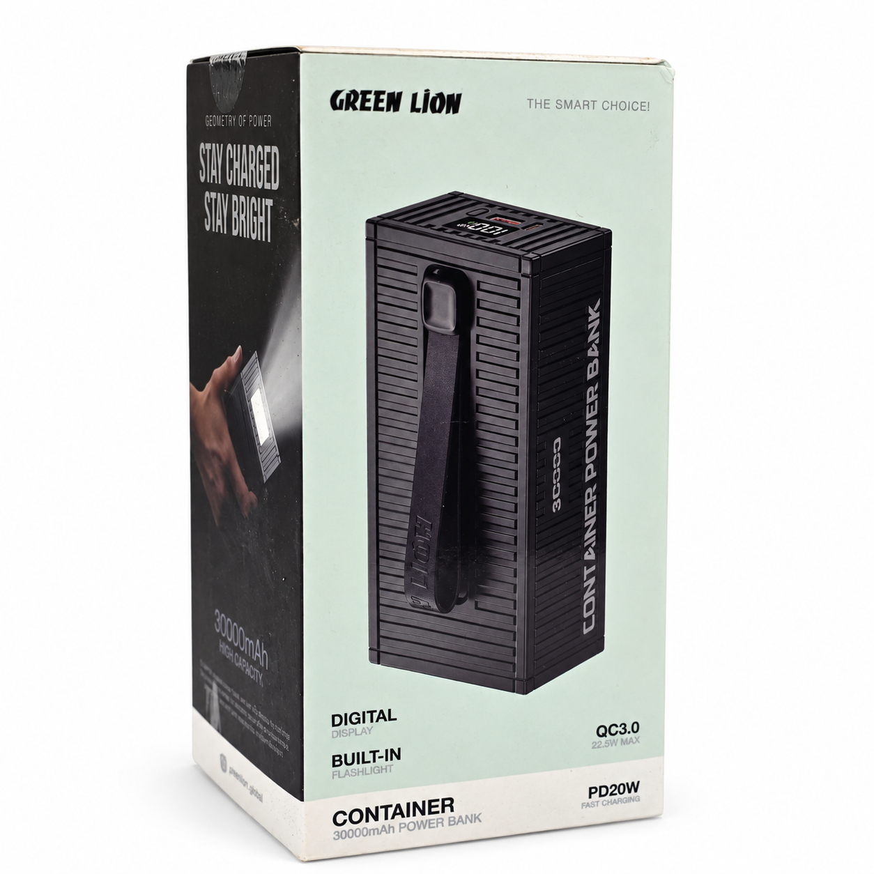 پاوربانک 30 هزار گرین لاین Container مدل GL-PX62