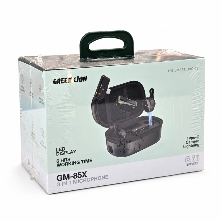 میکروفون بیسیم سهکاره گرین لاین مدل GM-85X