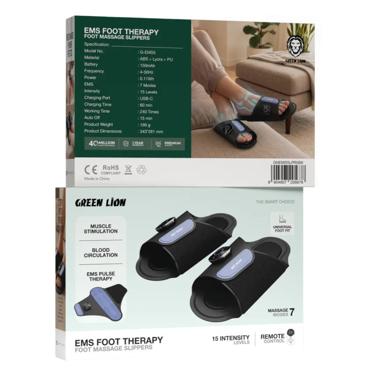 دمپایی ماساژور کف پا گرین لاین مدل G-EMS5